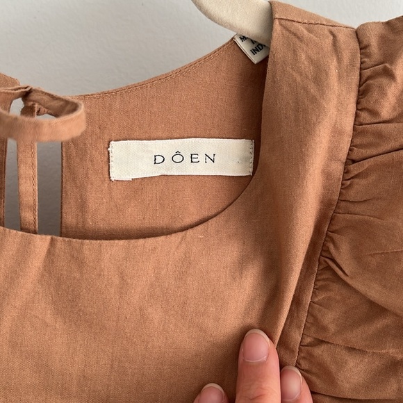 Doen Savannah Brown Ruffle Dress - Picture 9 of 9